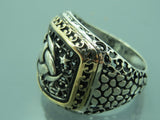 Turkish Handmade Jewelry 925 Sterling Silver Comet Desing Mens Rings