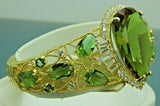 Turkish Handmade Jewelry 925 Sterling Silver Alexandrite Stone Womens Bangle