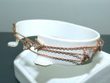 Turkish Handmade Jewelry 925 Sterling Silver Zircon Stone Womens Bracelet