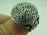 Turkish Handmade Jewelry 925 Sterling Silver Islamic Design Mens Rings
