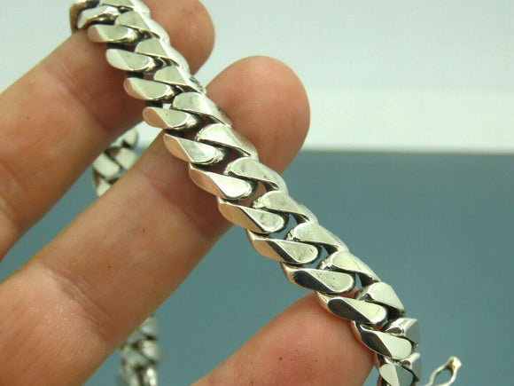 Turkish Handmade Jewelry 925 Sterling Silver Pallet Design Unisex Chain