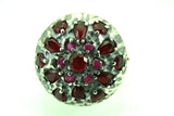 Turkish Handmade Jewelry 925 Sterling Silver Ruby Stone Men Ring Sz 11