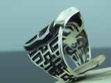 Turkish Handmade Jewelry 925 Sterling Silver Gladiator Desing Mens Rings