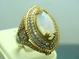 Turkish Handmade Jewelry 925 Sterling Silver Moonstone Womens Ring