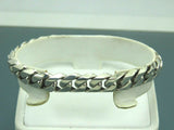 Turkish Handmade Jewelry 925 Sterling Silver Pallet Design Unisex Chain