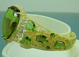 Turkish Handmade Jewelry 925 Sterling Silver Alexandrite Stone Womens Bangle