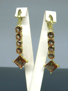 Turkish Handmade Jewelry 925 Sterling Silver Alexandrite Stone Women Earrings