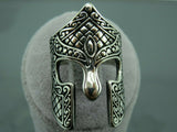 Turkish Handmade Jewlry Style 925 Sterling Silver Mask Desing Mens Rings