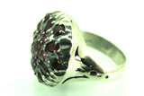 Turkish Handmade Jewelry 925 Sterling Silver Ruby Stone Men Ring Sz 11