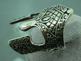 Turkish Handmade Jewlry Style 925 Sterling Silver Mask Desing Mens Rings