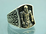 Turkish Handmade Jewelry 925 Sterling Silver Legionary Design Men's Rings