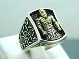Turkish Handmade Jewelry 925 Sterling Silver Legionary Design Men's Rings