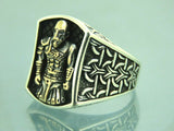 Turkish Handmade Jewelry 925 Sterling Silver Legionary Design Men's Rings