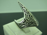Turkish Handmade Jewelry 925 Sterling Silver Crown Design Mens Rings