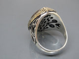 Turkish Handmade Jewelry 925 Sterling Silver Tiger's Eye Stone Mens Rings