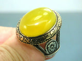 Turkish Handmade Jewelry 925 Sterling Silver Engraved Agate Stone Mens Rings