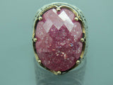 Turkish Handmade Jewelry 925 Sterling Silver Zircon Stone Mens Rings