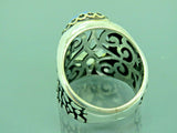 Turkish Handmade Jewelry 925 Sterling Silver MoonStone Mens Rings