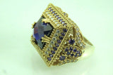 Turkish Handmade Jewelry 925 Sterling Silver Amethyst Stone Womens Ring