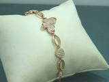 Turkish Handmade Jewelry 925 Sterling Silver Zircon Stone Womens Bracelet