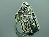 Turkish Handmade Jewelry 925 Sterling Silver Mask Design Men's Rings