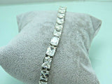 Turkish Handmade Jewelry 925 Sterling Silver Zircon Stone Womens Bracelet