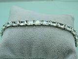 Turkish Handmade Jewelry 925 Sterling Silver Zircon Stone Womens Bracelet