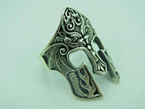 Turkish Handmade Jewelry 925 Sterling Silver Mask Design Men's Rings