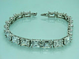 Turkish Handmade Jewelry 925 Sterling Silver Zircon Stone Womens Bracelet