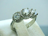 Turkish Handmade Jewelry 925 Sterling Silver Zircon Stone Women Ring Sz 7