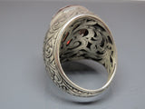 Turkish Handmade Jewelry 925 Sterling Silver Alexandrite Stone Mens Rings