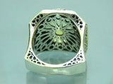 Turkish Handmade Jewelry 925 Sterling Silver Moonstone Mens Rings