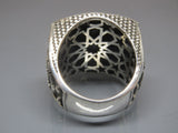 Turkish Handmade Jewelry 925 Sterling Silver Eagle Design Mens Rings