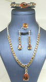 Turkish Handmade Jewelry 925 Sterling Silver Alexandrite Stone Women's Necklace, Earring, Bracelet & Ring Jewelry Set