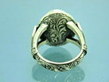 Turkish Handmade Jewelry 925 Sterling Silver Ruby Zoisite Stone Mens Rings