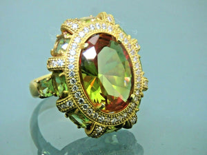Turkish Handmade Jewelry 925 Sterling Silver Alexandrite Stone Women Ring Sz