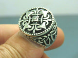 Turkish Handmade Jewelry 925 Sterling Silver Tulip Design Mens Rings