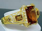 Turkish Handmade Jewelry 925 Sterling Silver Alexandrite Stone Womens Bangle