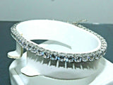 Turkish Handmade Jewelry 925 Sterling Silver Zircon Stone Womens Bracelet