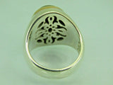 Turkish Handmade Jewelry 925 Sterling Silver Onyx Stone Mens Rings