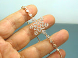 Turkish Handmade Jewelry 925 Sterling Silver Zircon Stone Womens Bracelet