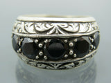 Turkish Handmade Jewelry 925 Sterling Silver Onyx Stone Mens Rings