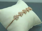 Turkish Handmade Jewelry 925 Sterling Silver Zircon Stone Womens Bracelet