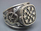 Turkish Handmade Jewelry 925 Sterling Silver King Design Men's Rings