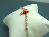 Turkish Handmade Jewelry 925 Sterling Silver Zircon Stone Womens Bracelet