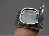 Turkish Handmade Jewelry 925 Sterling Silver King Design Men's Rings