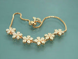 Turkish Handmade Jewelry 925 Sterling Silver Zircon Stone Womens Bracelet