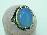Turkish Handmade Jewelry 925 Sterling Silver Moonstone Mens Rings