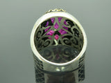 Turkish Handmade Jewelry 925 Sterling Silver Zircon Stone Mens Rings
