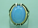 Turkish Handmade Jewelry 925 Sterling Silver Moonstone Mens Rings
